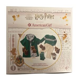 American Girl Slytherin Quidditch Uniform Set new in box